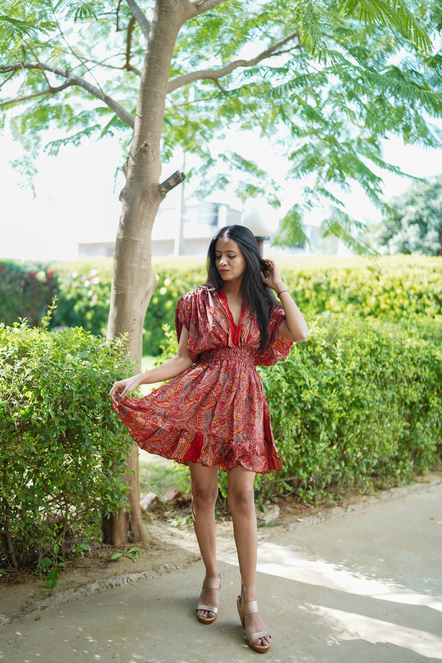 Red Short Summer Dress