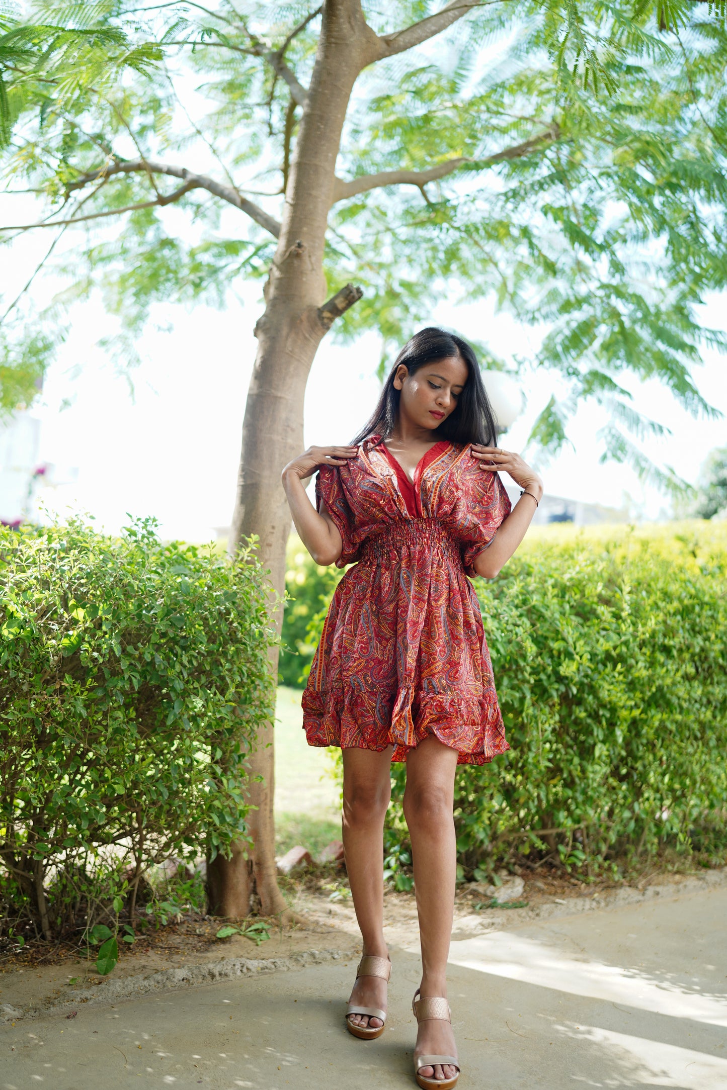 Red Short Summer Dress