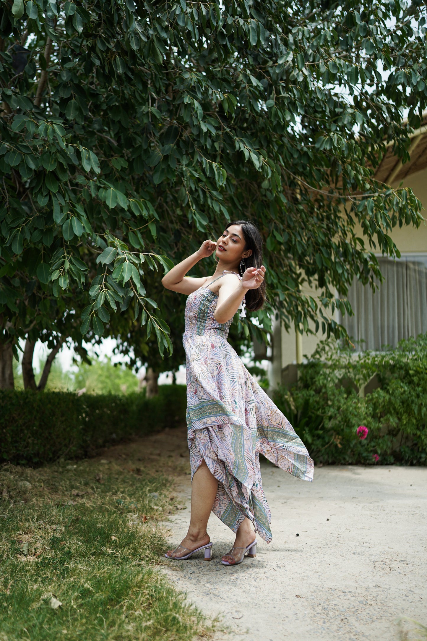 Light Pink Long Summer Dress