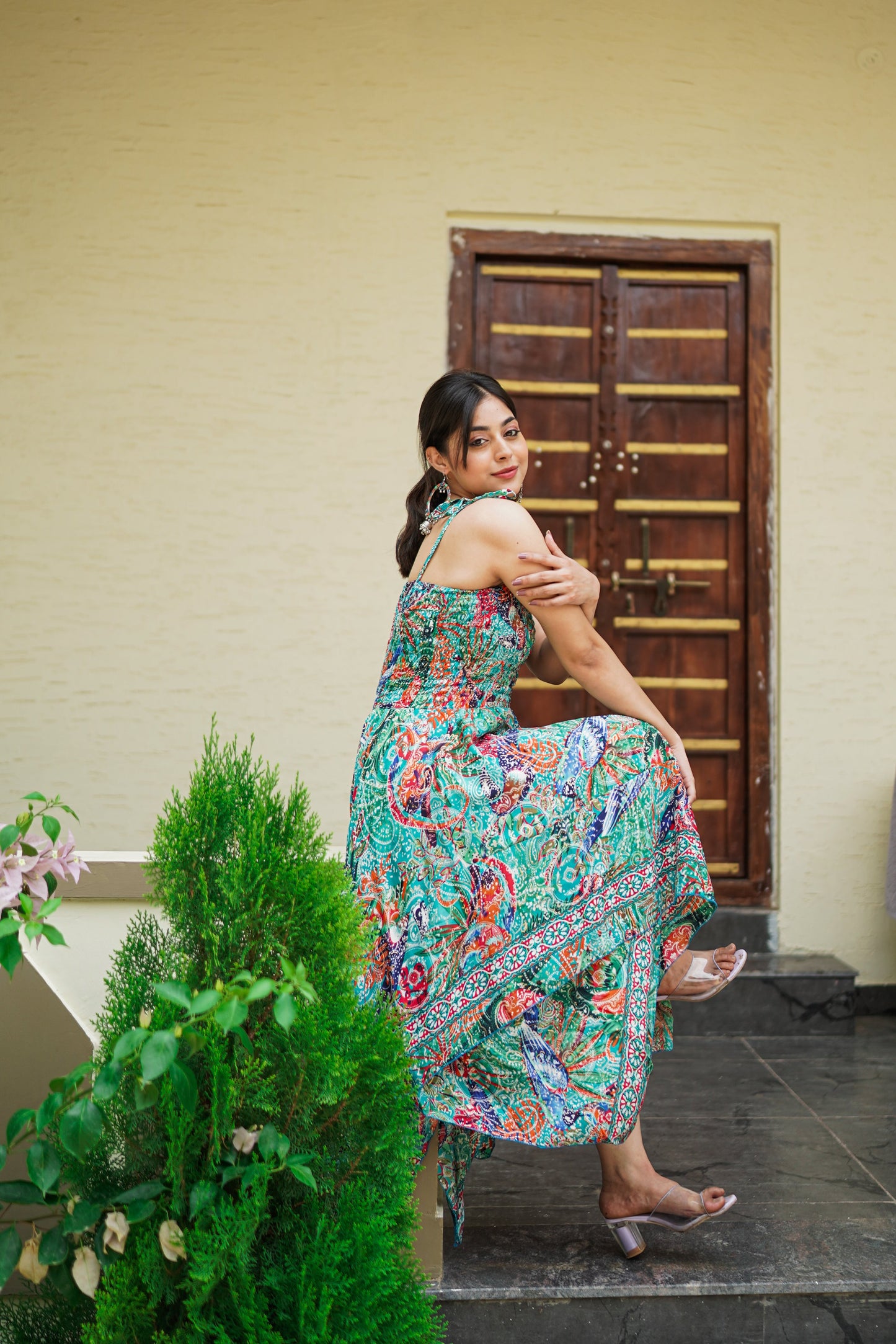 Green Long Summer Dress